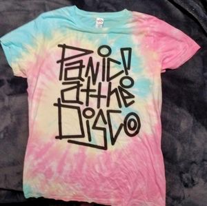 New Panic At the Disco tie dye shirt